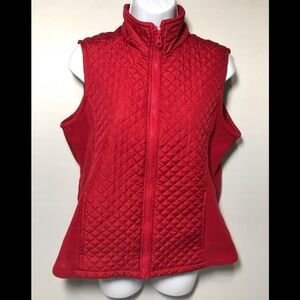 IZod Red Jacket Vest Size Medium
